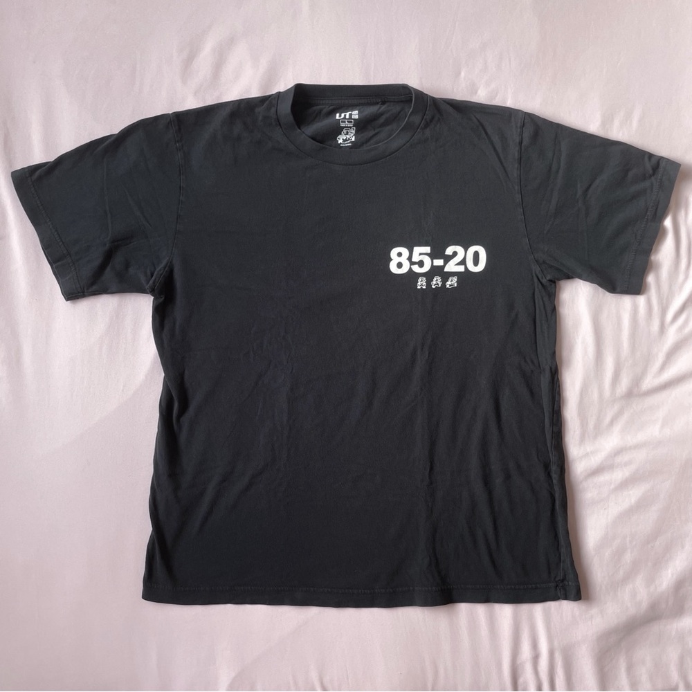 UT Uniqlo | Nintendo Super Mario 85-20 Black T-Shirt